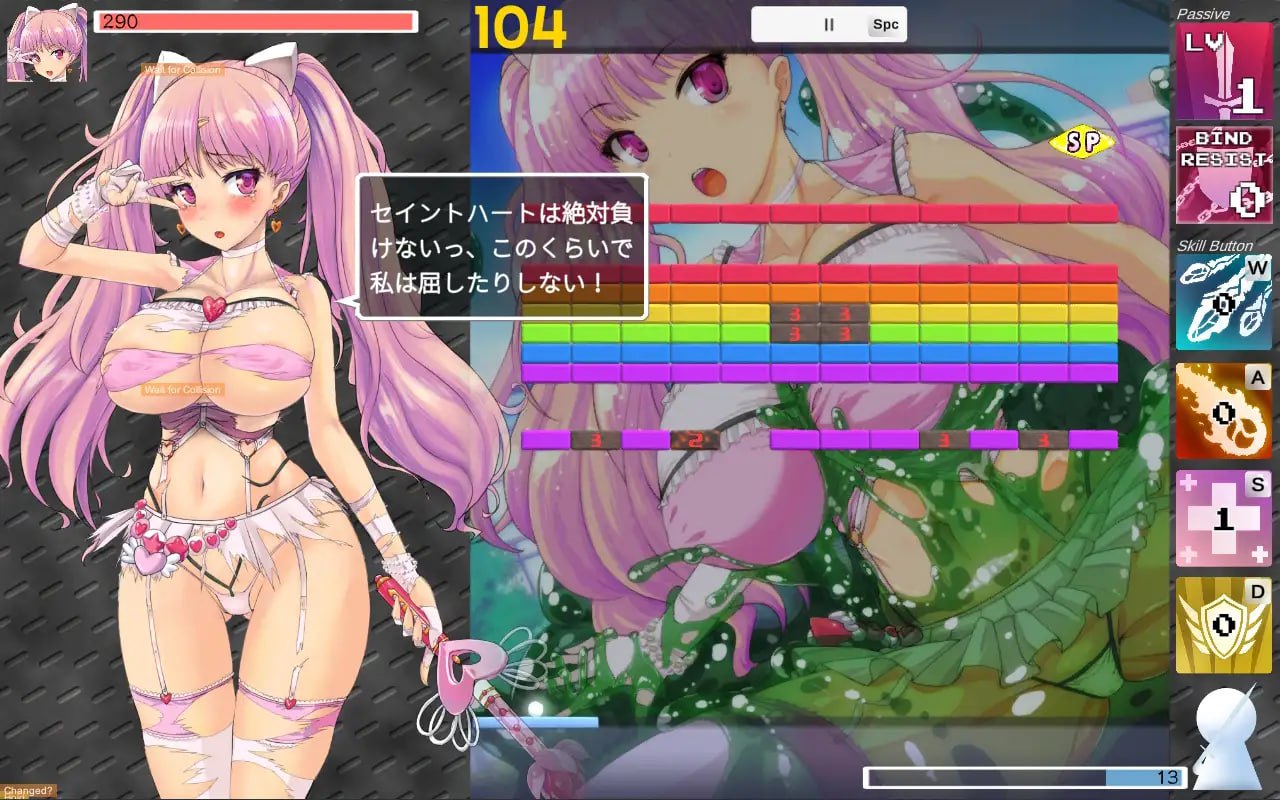 图片[3]-【2D生肉】闘壊ガール-ブロック崩しRPG- 【PUZ动态巨乳魔法少女PC】-樱花社