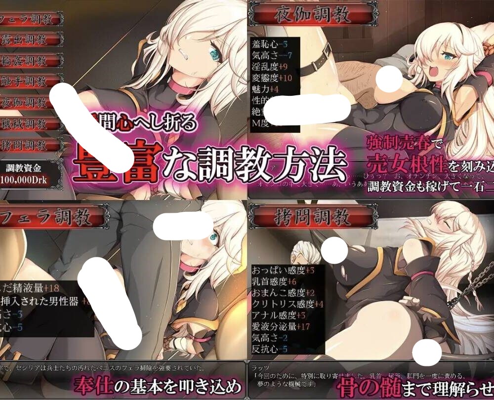 图片[4]-【SLGAI汉化】[PC+安卓joi]奴剑客塞西莉亚雌豚性奴隷剣士セシリア-樱花社